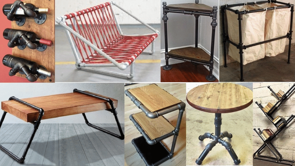 From Scrap to Style: Reclaimed Metal Pipe Creations