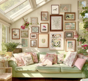 Cottagecore Gallery Walls with Thrifted Vintage Decor