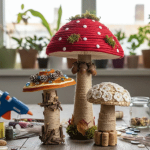 Clay Mushroom Decor Ideas for Cozy Cottage-core Homes