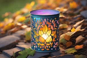 Easy Up-cycled Tin Can Lanterns for Cozy DIY Lighting
